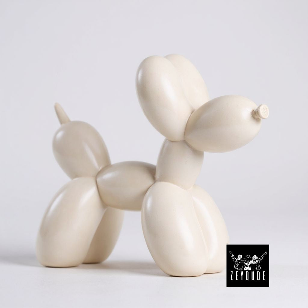 Balon Köpek Biblo Heykel Büyük (30x29 cm) Polyester