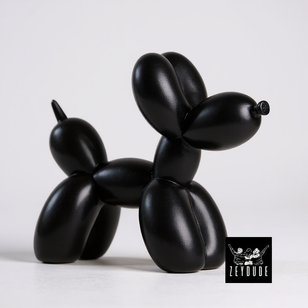 Balon Köpek Biblo Heykel Büyük (30x29 cm) Polyester
